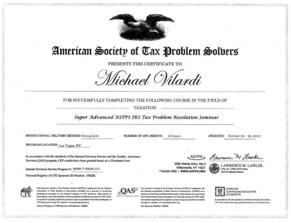 Awards Winning Tax Solutions